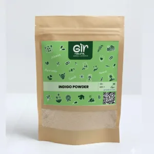 Indigo Powder – 100g | Premium | Natural black hair color | Enhances shine | Covers greys Use with henna for hair coloring